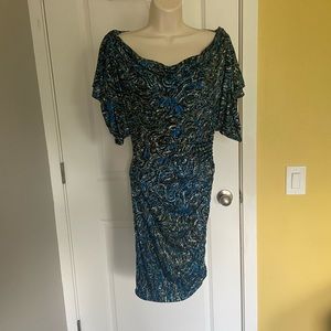 Catherine Malandrino Silk Midi Dress